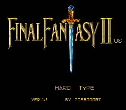 Final Fantasy II - HardType Title Screen